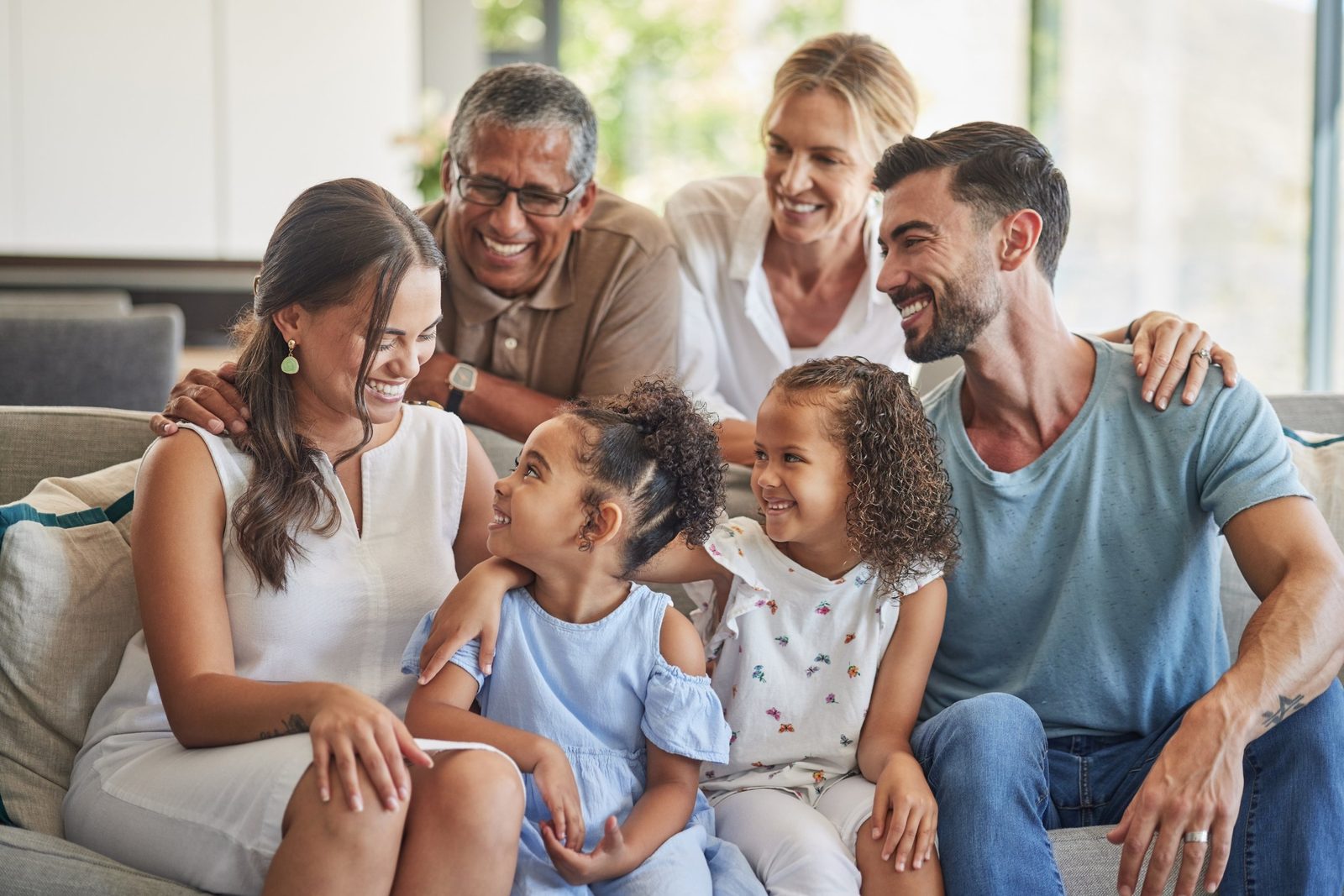 A family at home